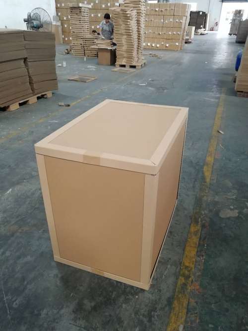 东莞蜂窝纸板工厂,定制100套金属产品可拆装式蜂窝纸箱包装只需5天